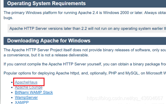 WIN10环境下Apache Http Server 2.4的安装-盛世青年网